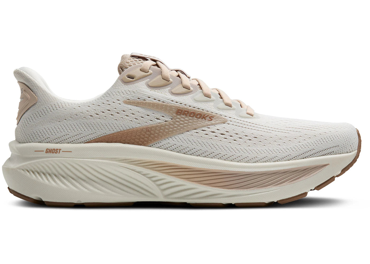 Brooks Ghost 17 Grey Chateau Grey Portabella