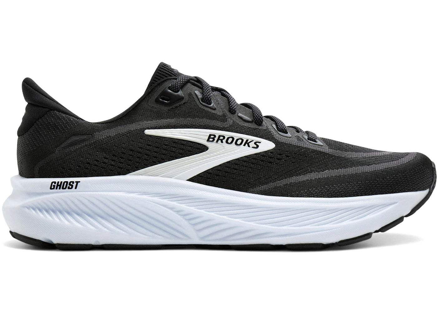 Brooks Ghost 18 Black Grey White