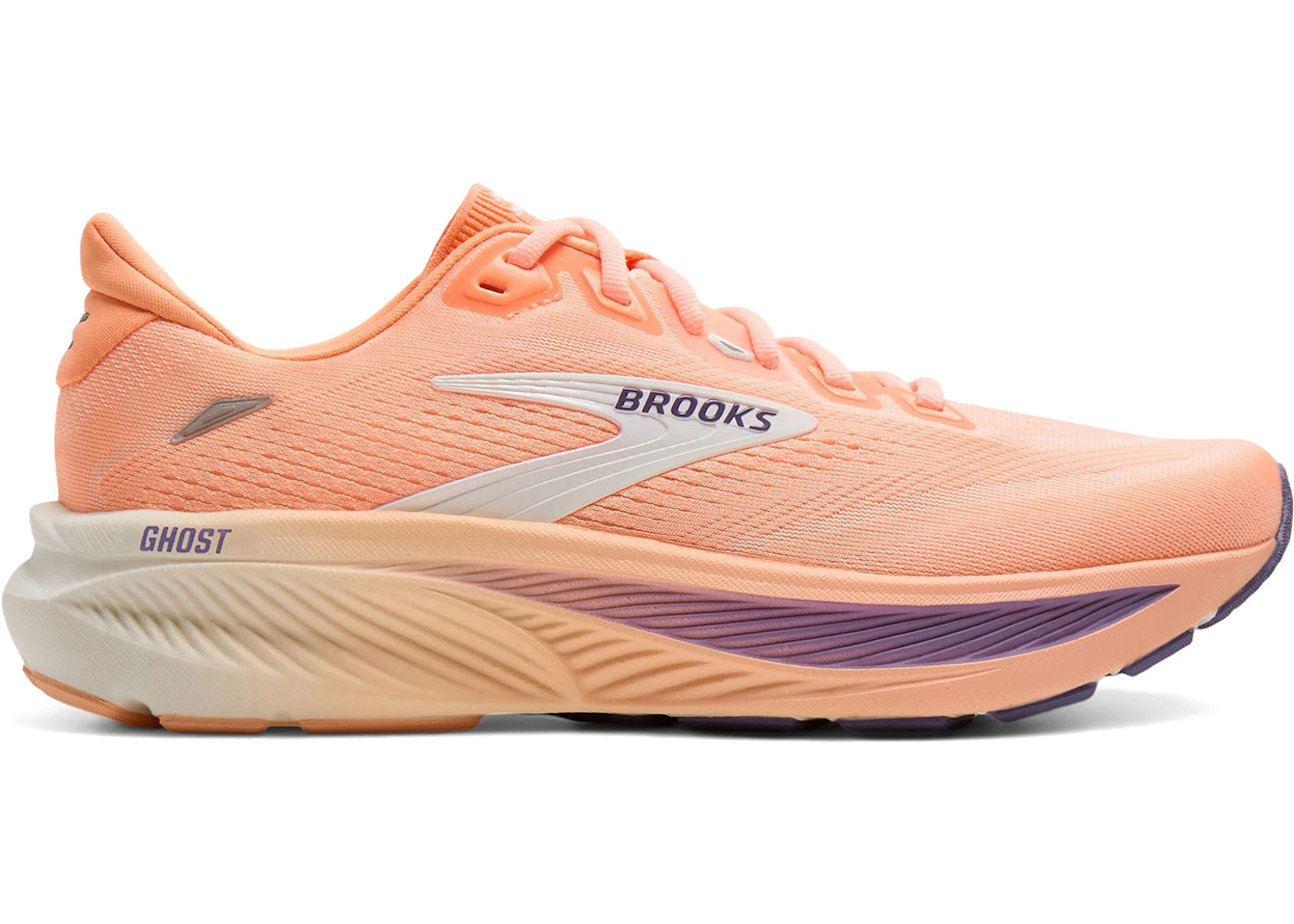 Brooks Ghost 18 Peach Grape Coconut