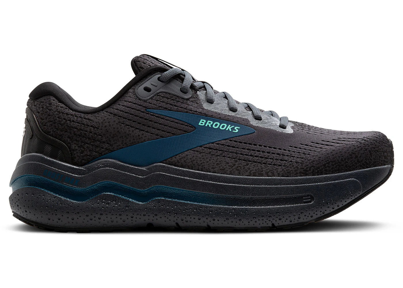 Brooks Ghost Max 2 Ebony Cockatoo Blue Sapphire