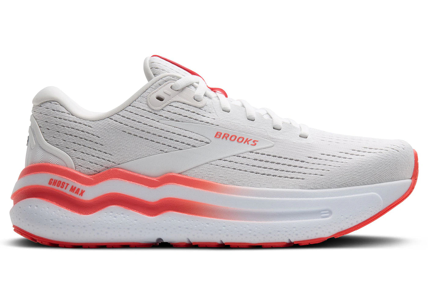 Brooks Ghost Max 2 White Hot Coral