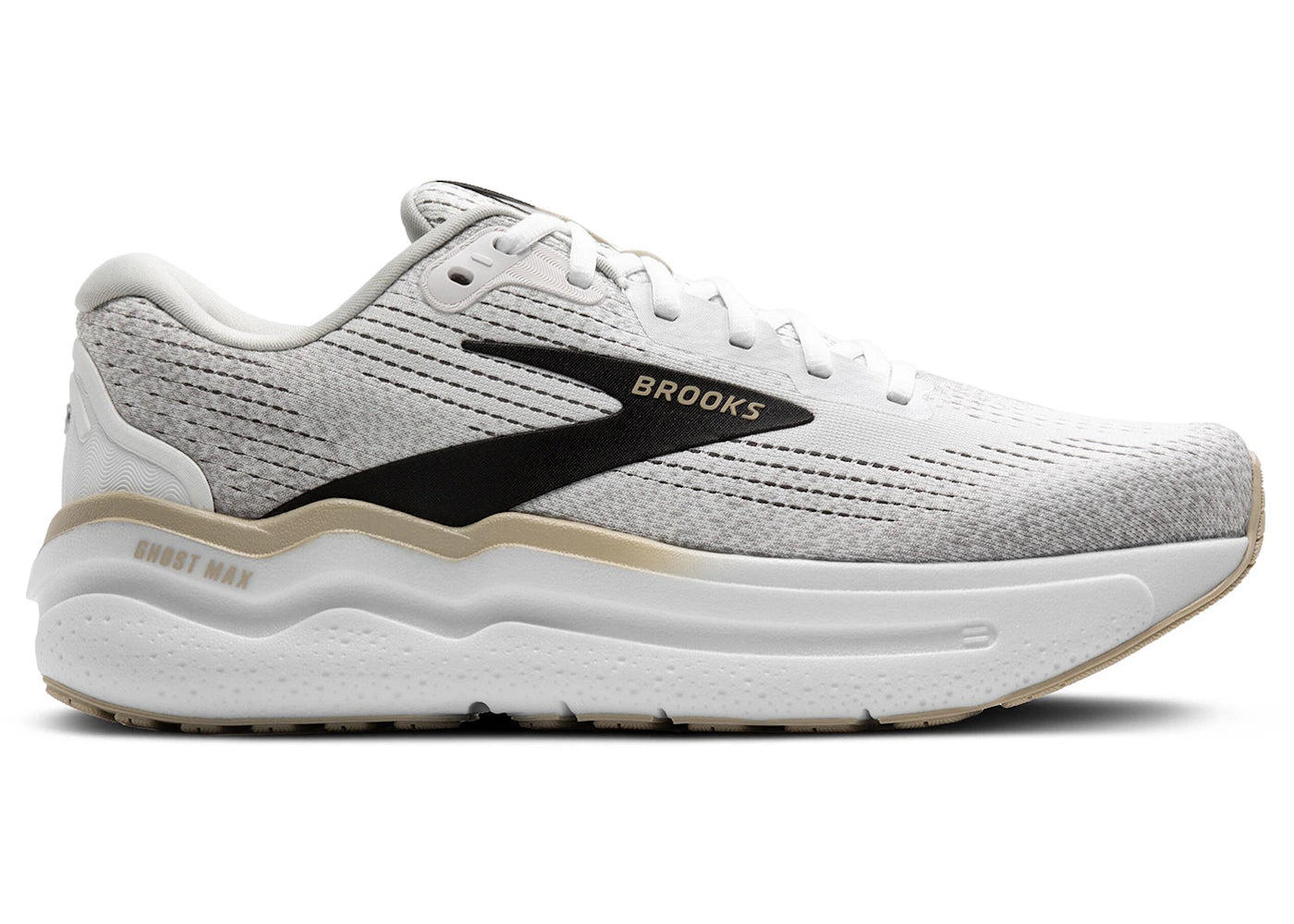 Brooks Ghost Max 2 White Pelican Oyster