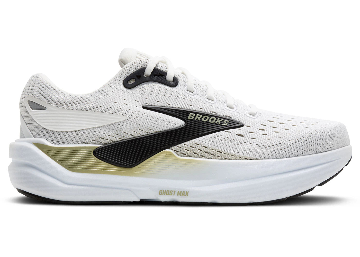 Brooks Ghost Max 3 Bright White Tea Black