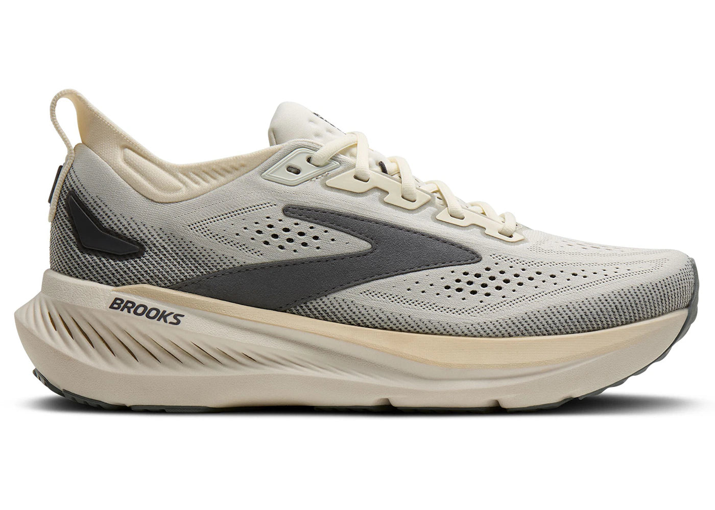 Brooks Glycerin 23 Coconut Bleached Sand Grey