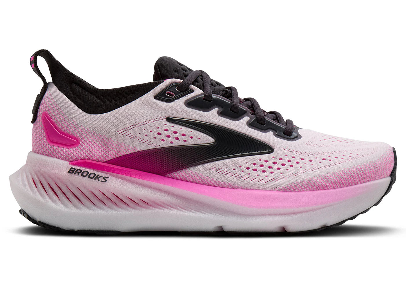 Brooks Glycerin 23 White Phantom Cyber Pink