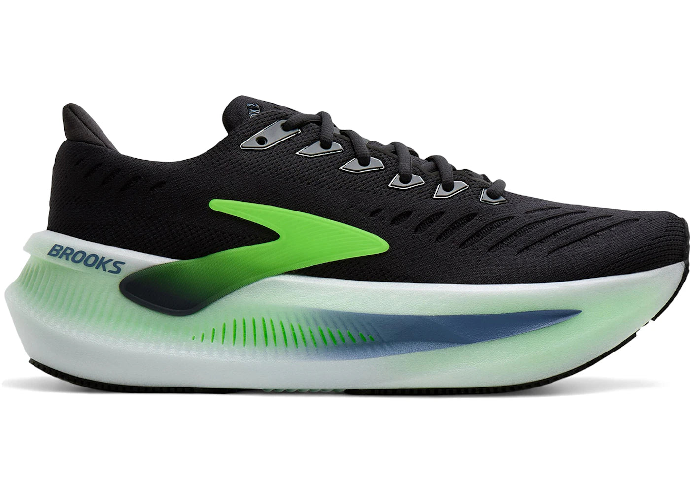 Brooks Glycerin Max 2 Phantom White Green Gecko