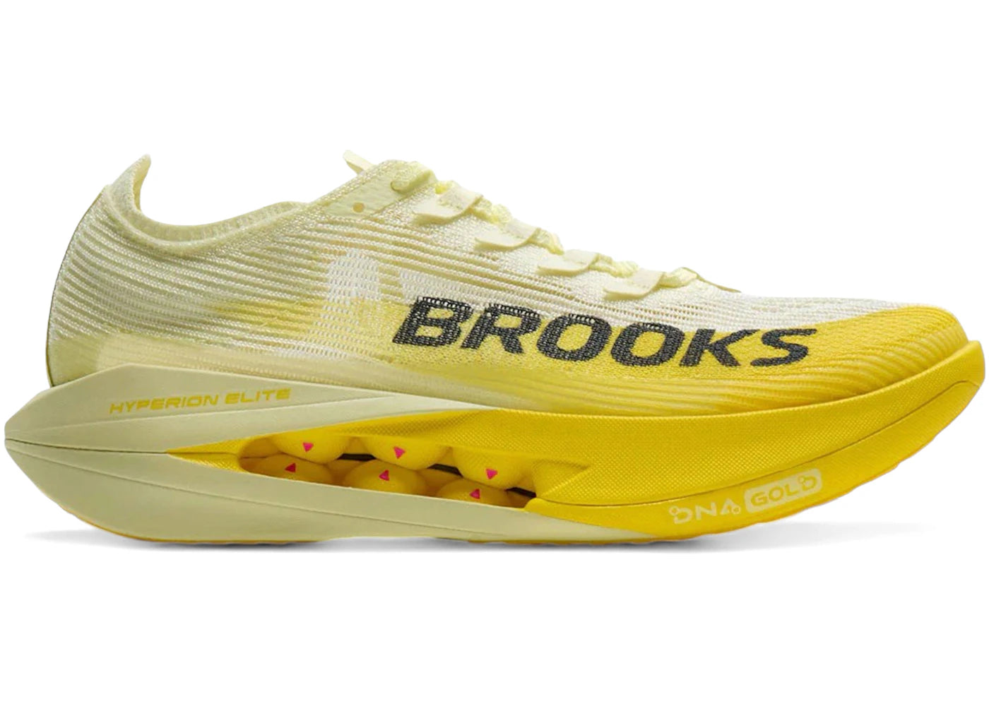 Brooks Hyperion Elite 5 Luminary Yellow Gray - main view