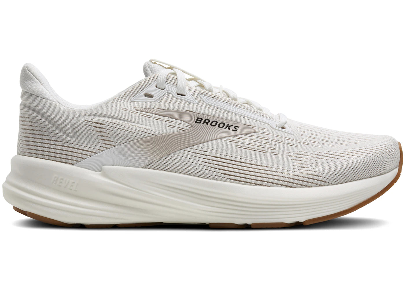Brooks Revel 8 White Chateau Grey Gum