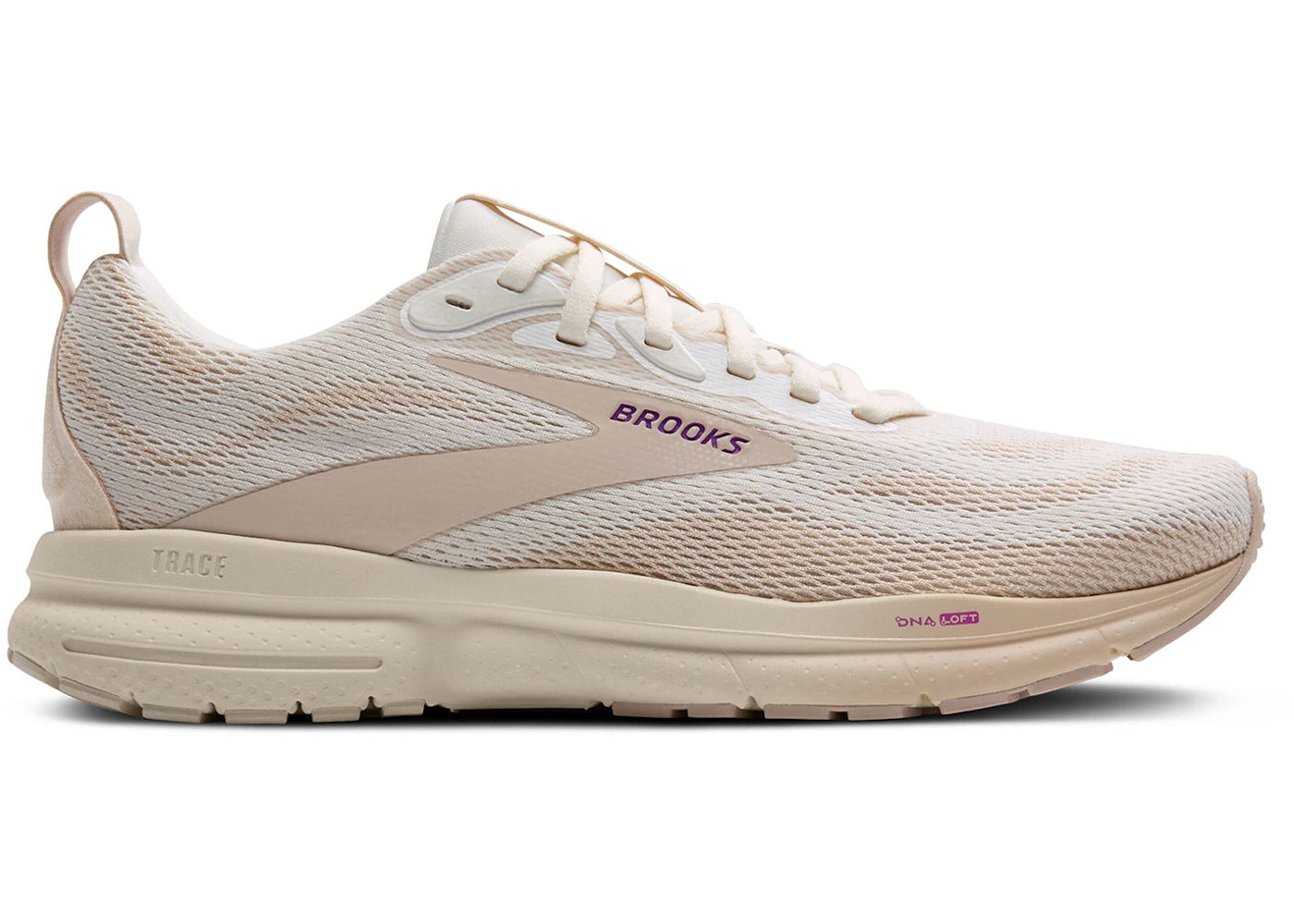 Brooks Trace 4 Coconut Milk Almond Purple