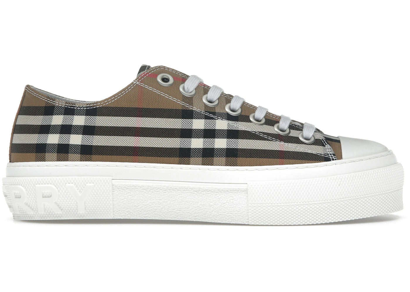 Burberry Low Top House Check Sneaker-Taupe Brown