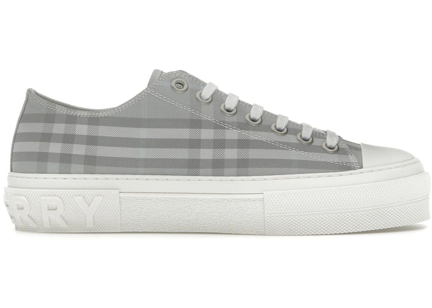 Burberry Vintage Check Cotton Sneaker-Grey Blue