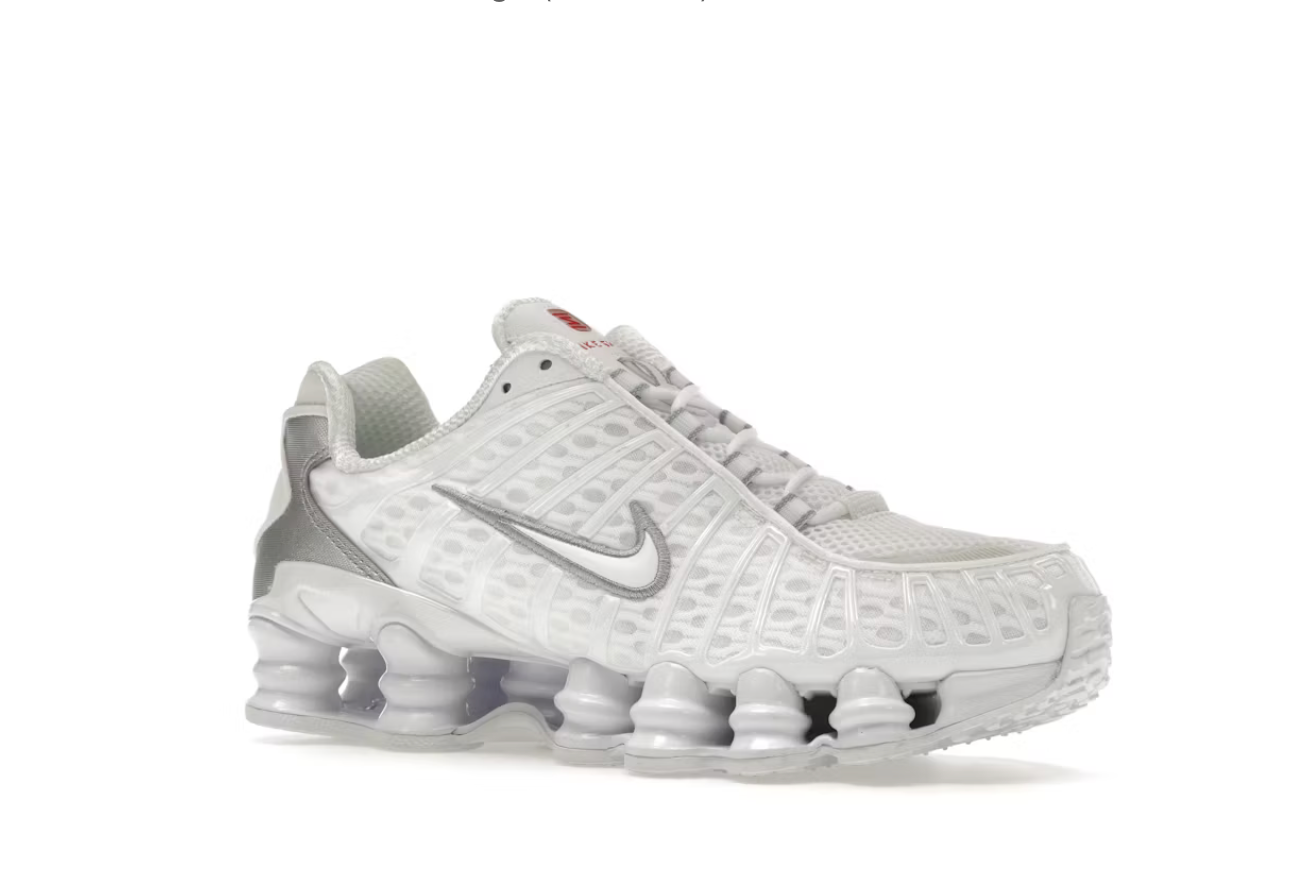 Nike Shox TL White Silver Metallic