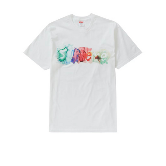 Supreme Watercolor Tee White