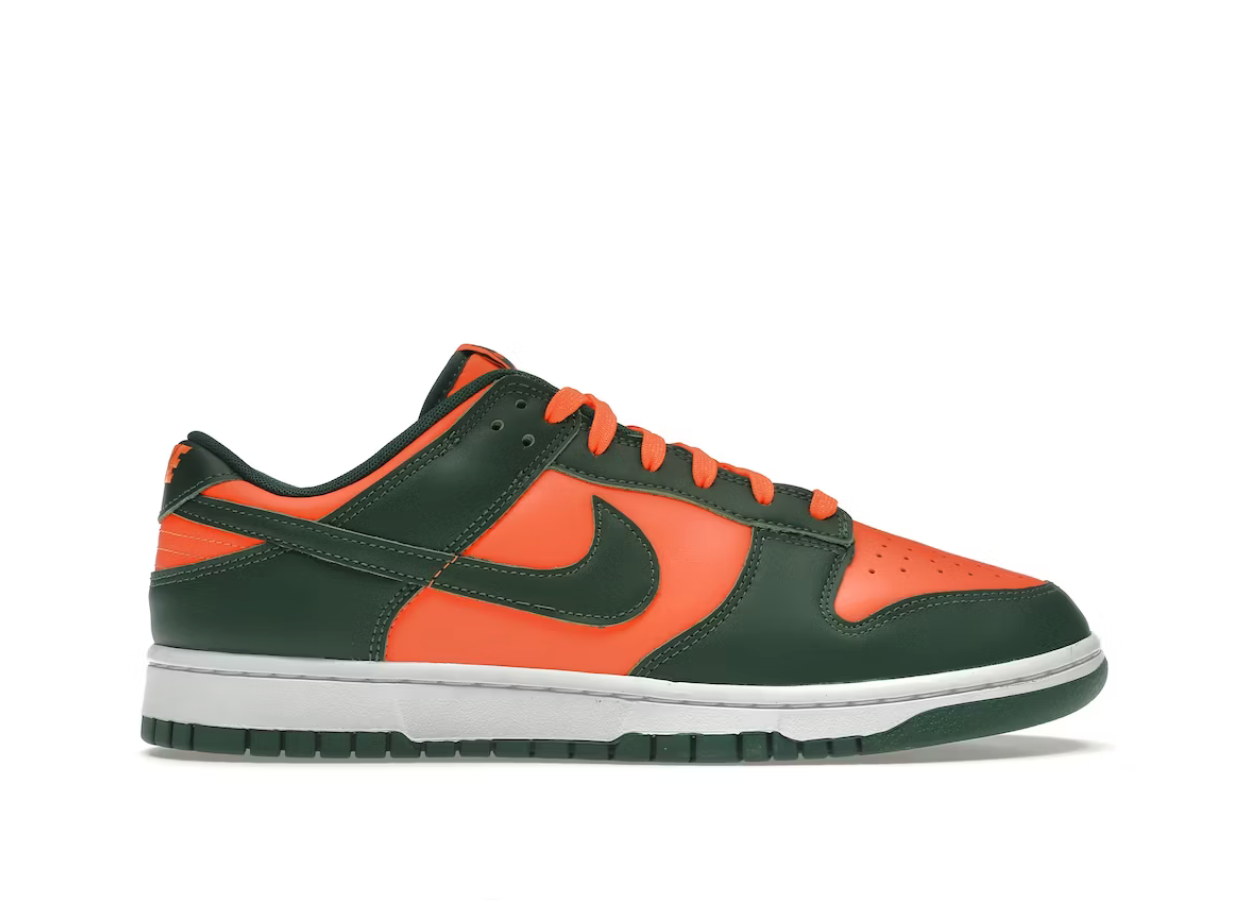 Nike Dunk Low Miami Hurricanes