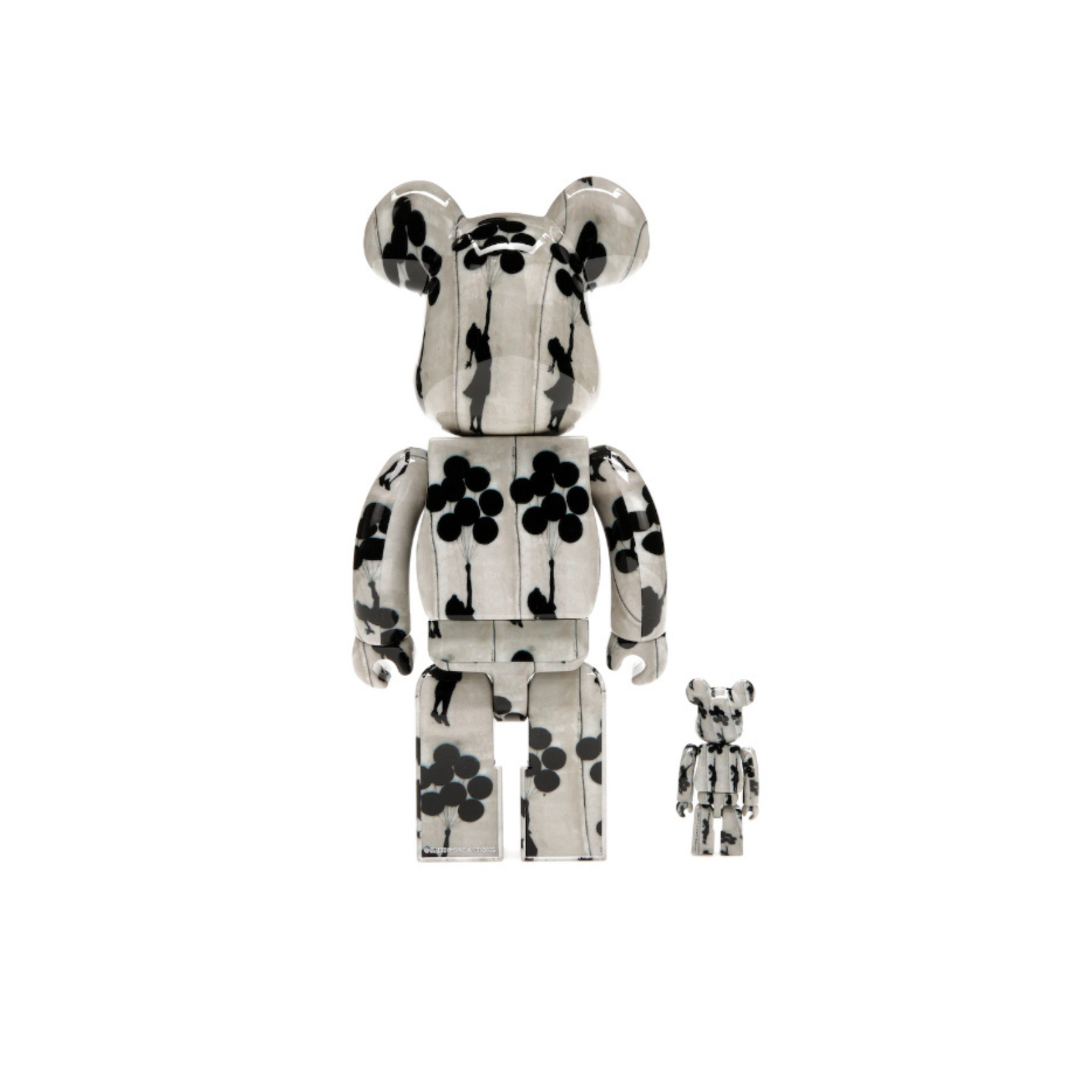 Bearbrick Flying Balloons Girl 100% & 400% Set