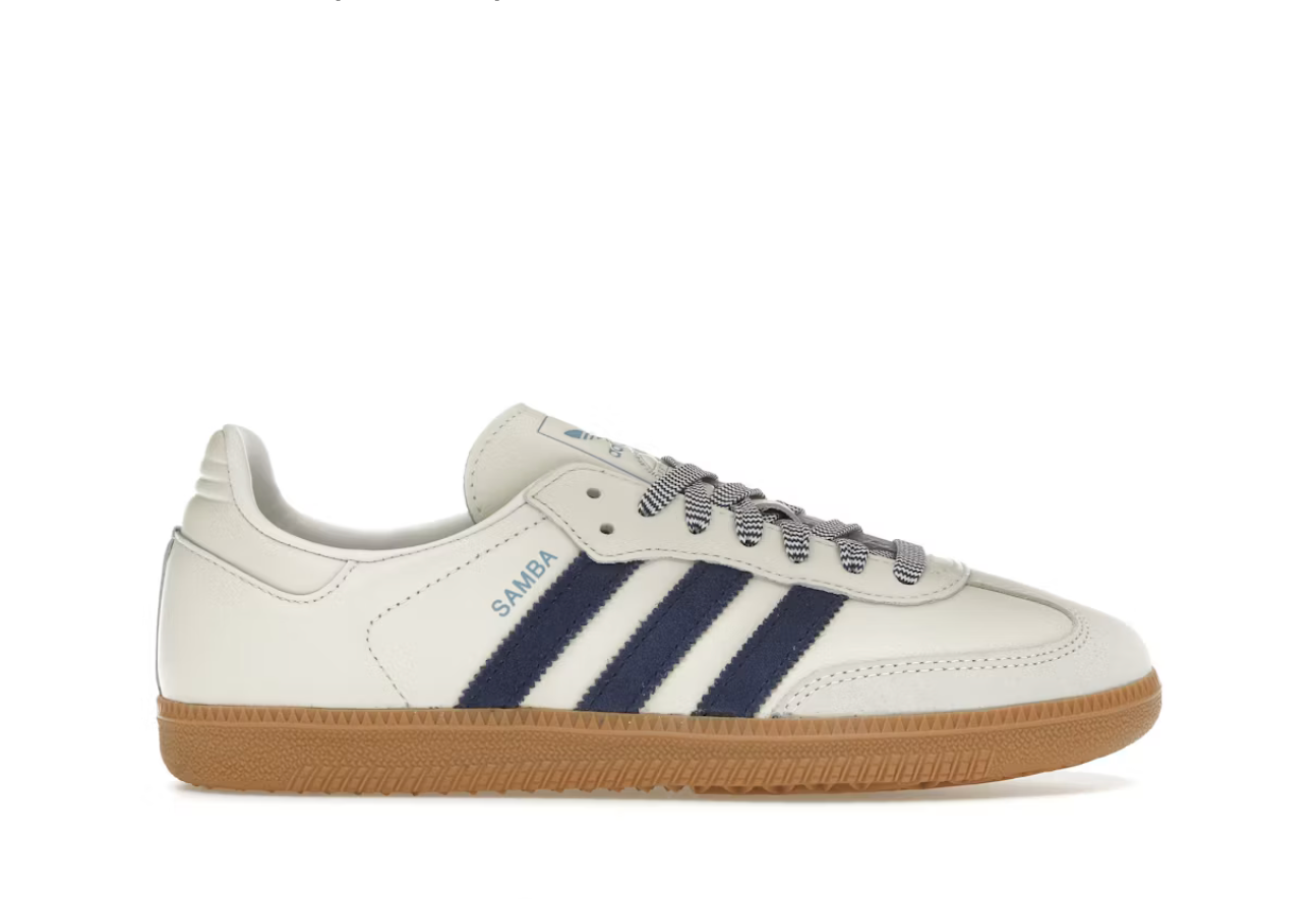 Adidas Samba OG Off White Dark Blue