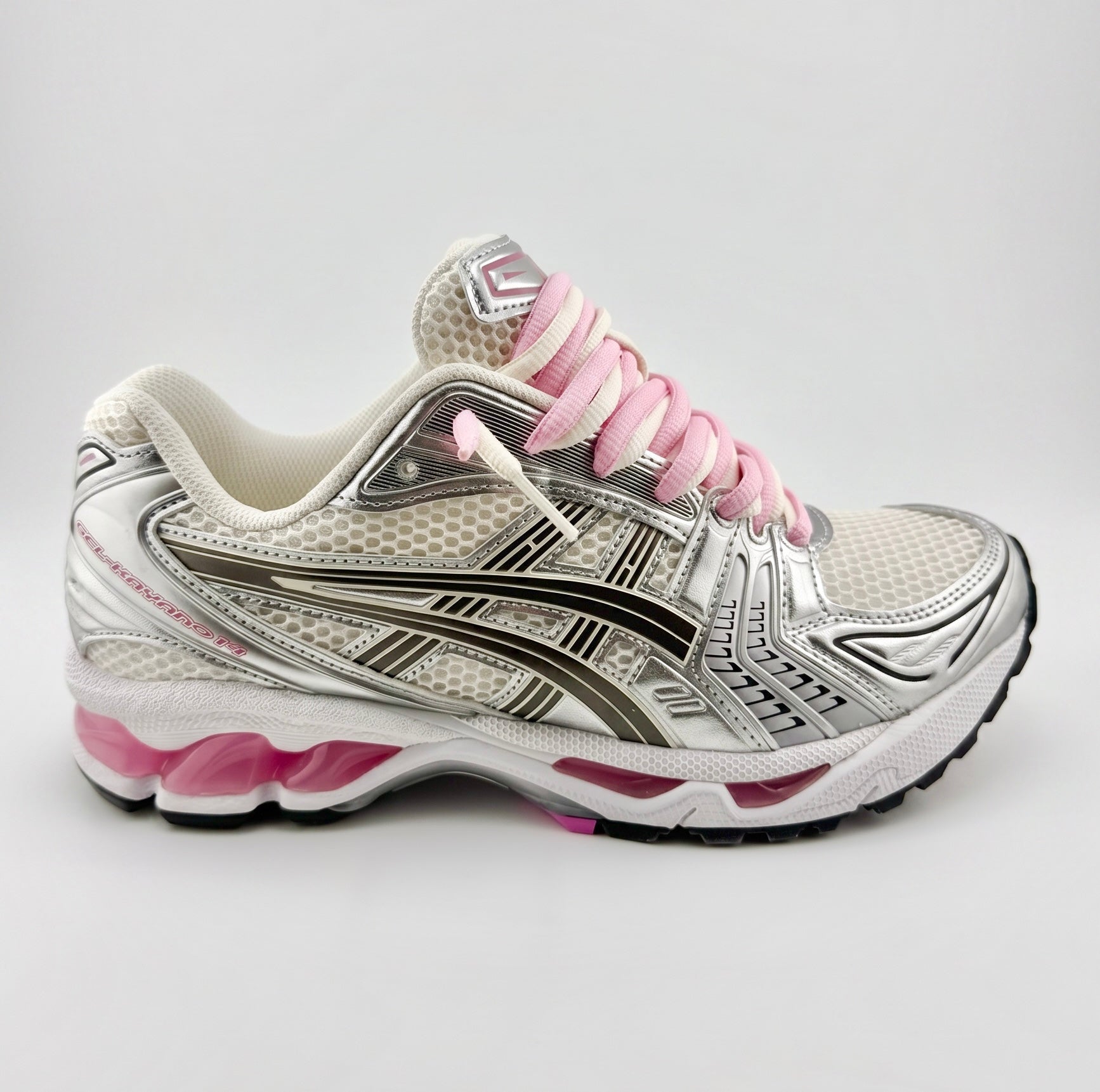 ASICS GEL-Kayano 14-Cream Sweet Pink Double Laces