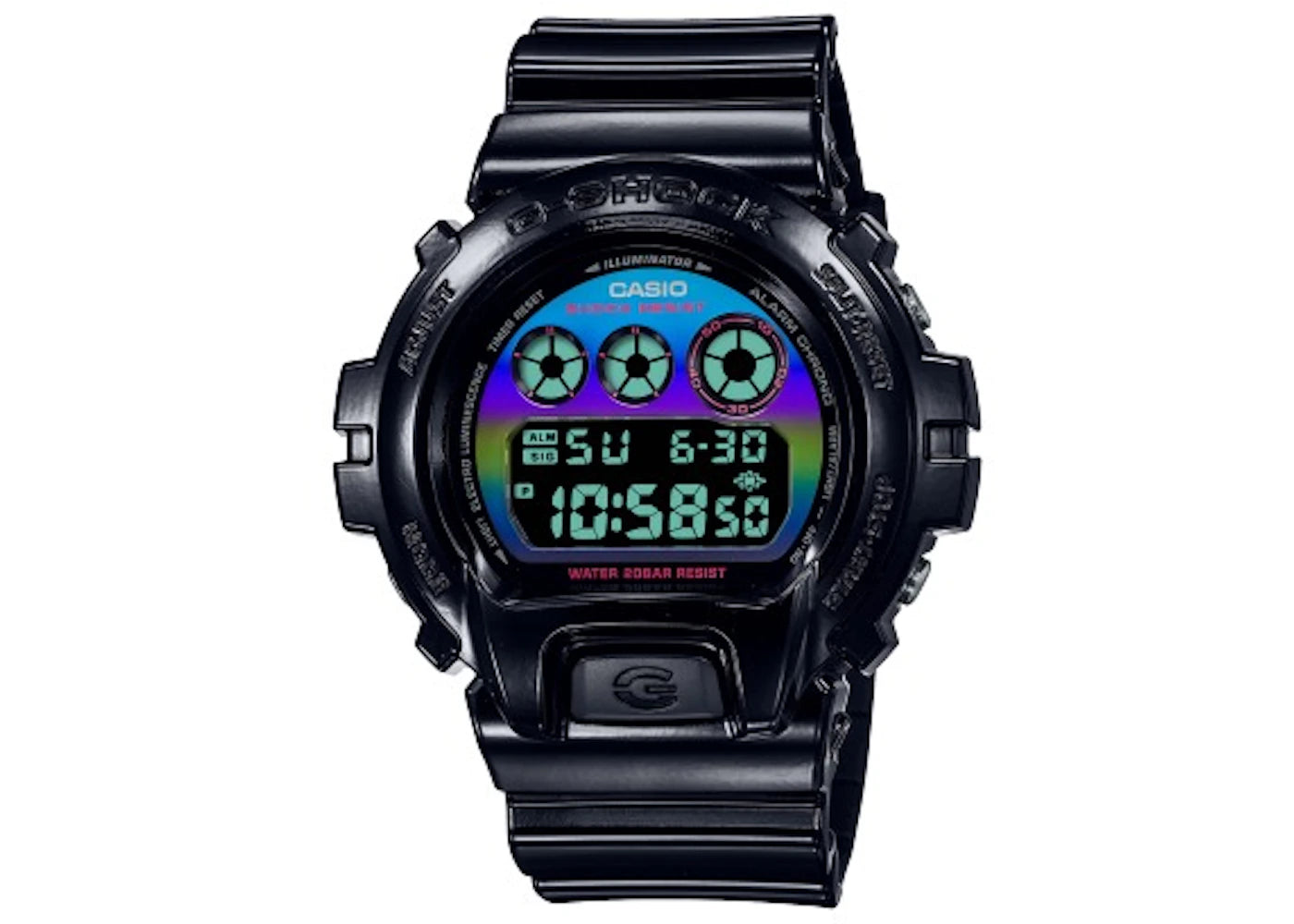 Casio Digital G-Shock DW-6900RGB-1 - main view