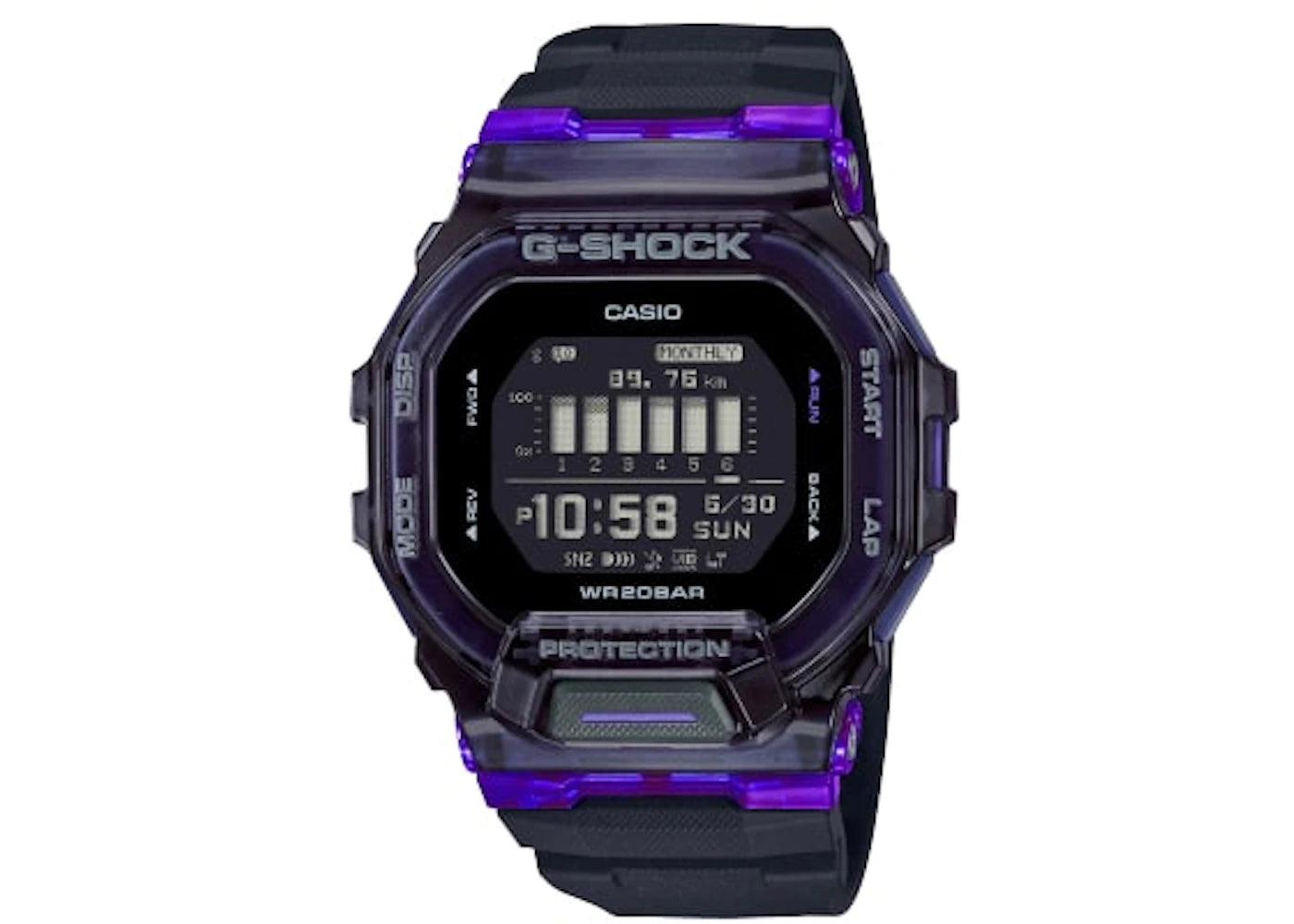 Casio G-SQUAD Bright Series GBD-200SM-1A6 - main view