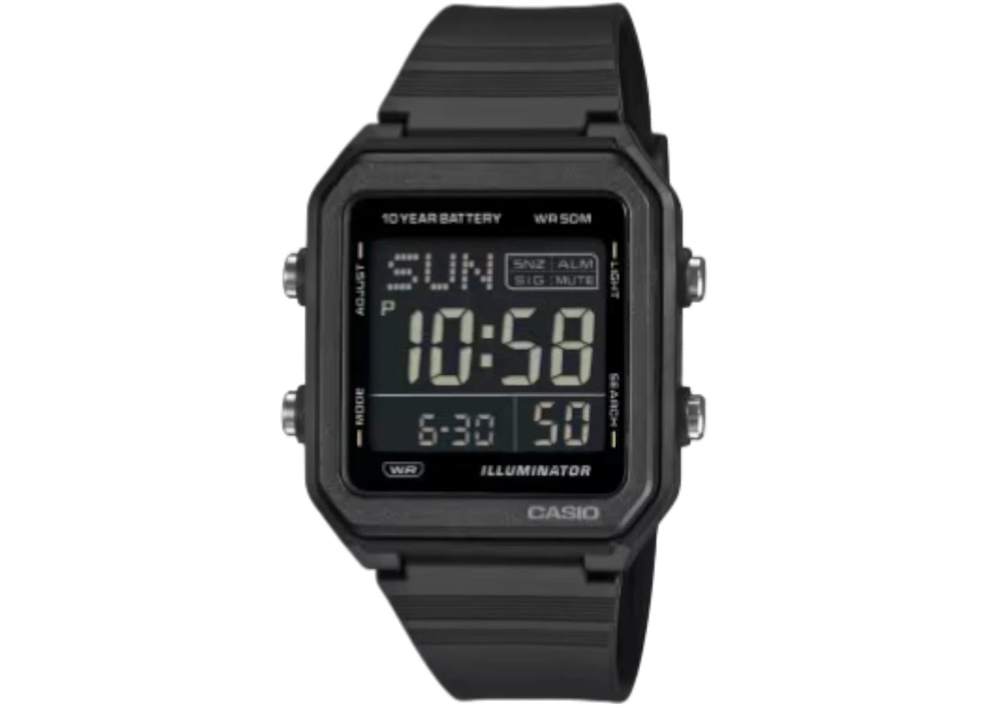 Casio Illuminator W-221H-1B - main view