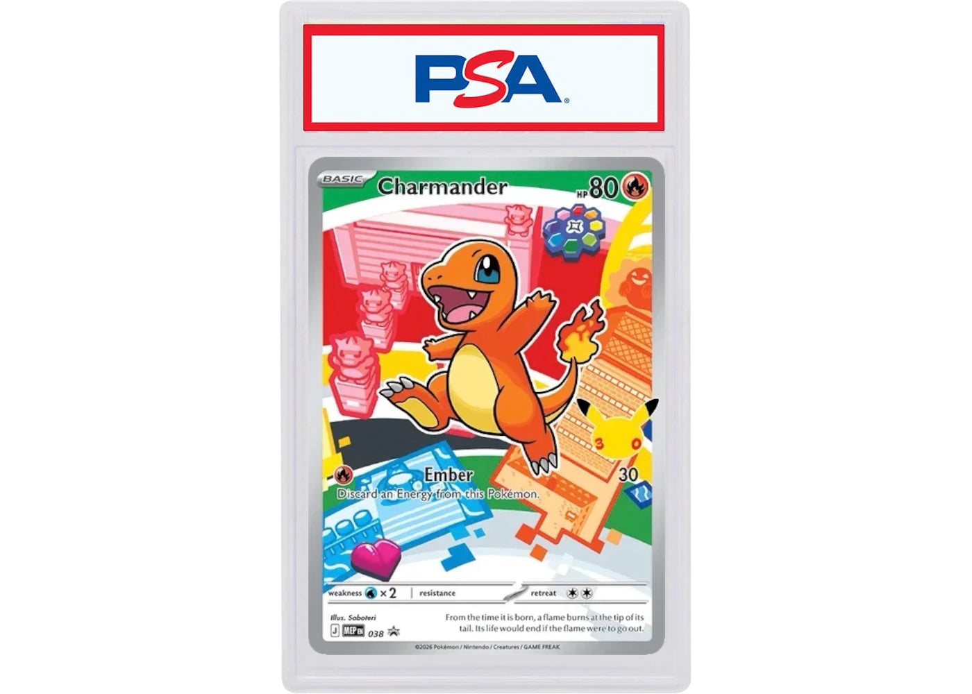 Charmander 2026 Pokémon Mega Evolution First Partners Collection Promo 38 - main view
