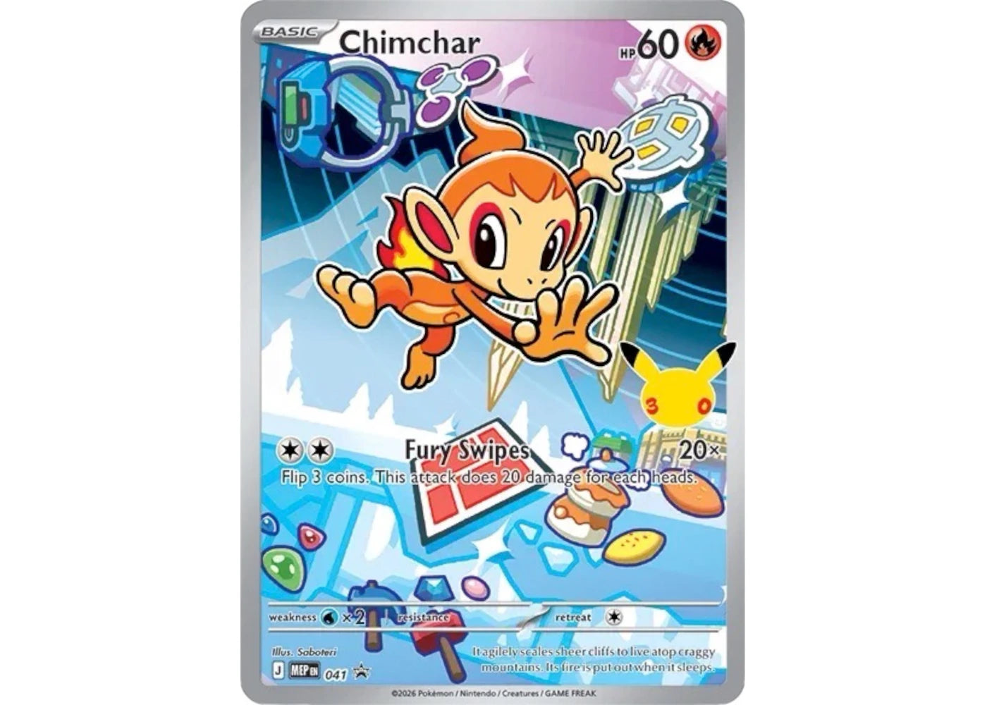 Chimchar 2026 Pokémon Mega Evolution First Partners Collection Promo 41 Ungraded - main view