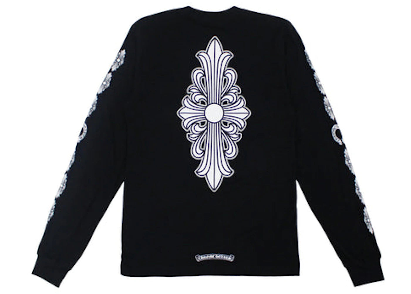 Chrome Hearts Floral Cross L/S T-shirt Black - main view