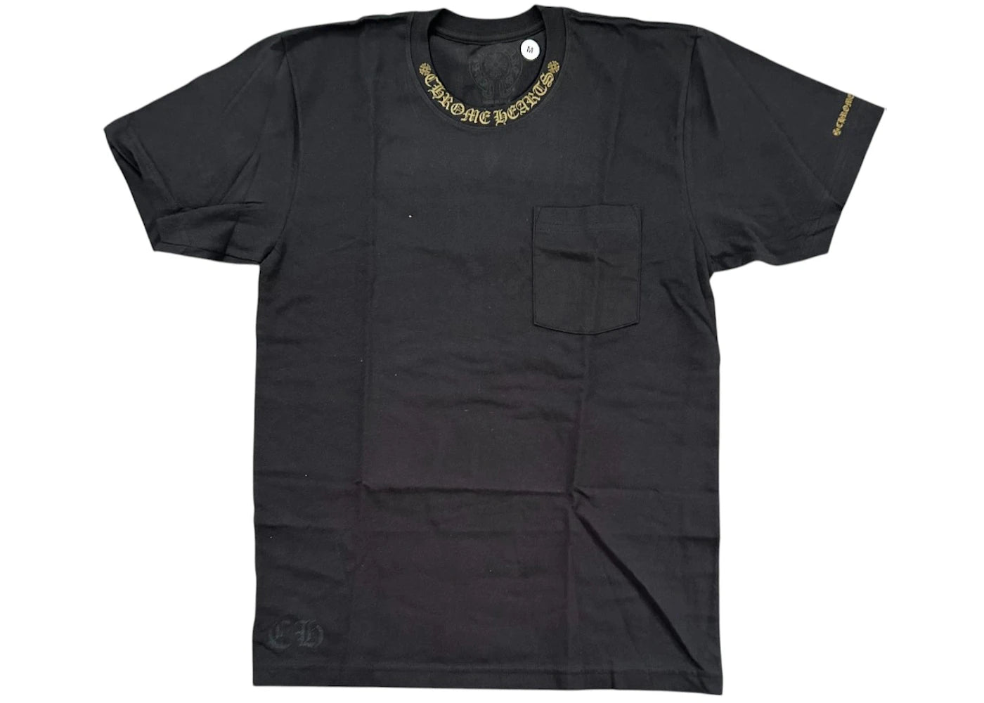 Chrome Hearts Short Sleeve Pocket Crew T-shirt Black/Army Green - main view