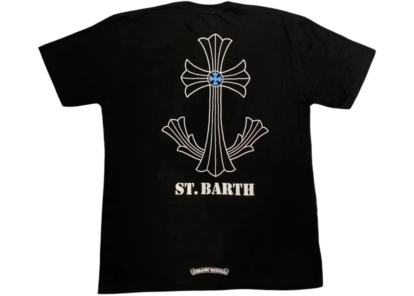 Chrome Hearts St. Barths Exclusive Anchor T-shirt Black/Blue - main view