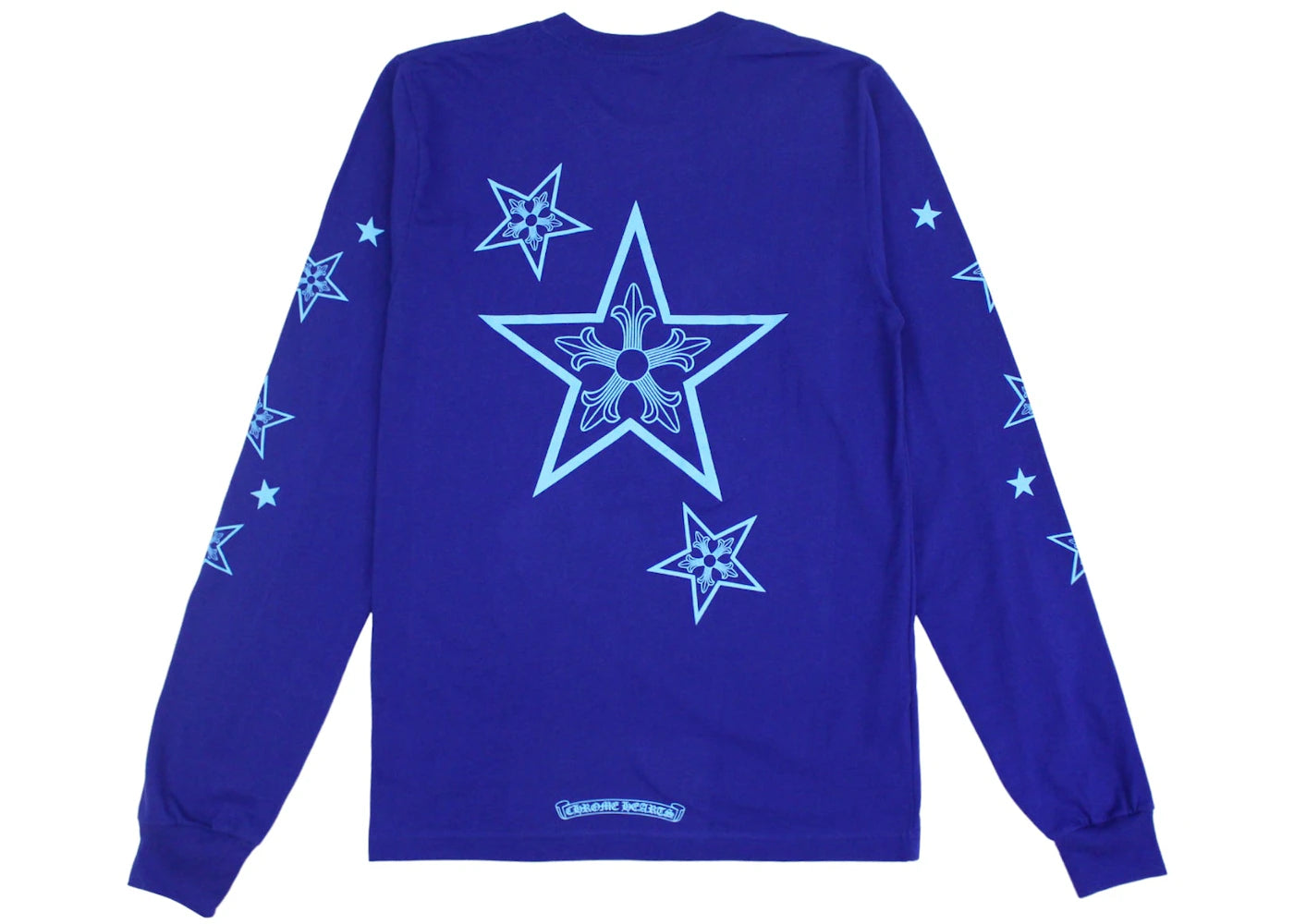 Chrome Hearts Star L/S T-shirt Blue - main view