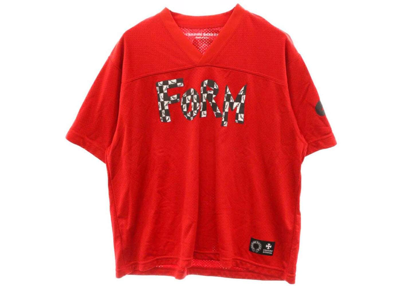 Chrome Hearts x Matty Boy PPO Form Team Mesh Warm Up Jersey T-Shirt Red - main view