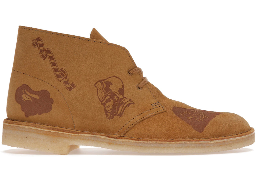 Clarks Desert Boot Bape Oak Embossed