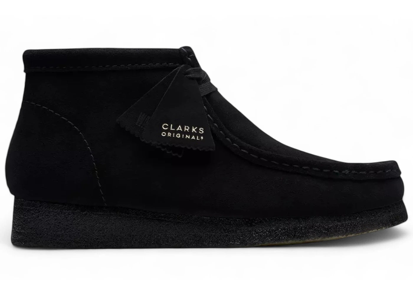 Clarks Originals Wallabee Boot Triple Black Suede