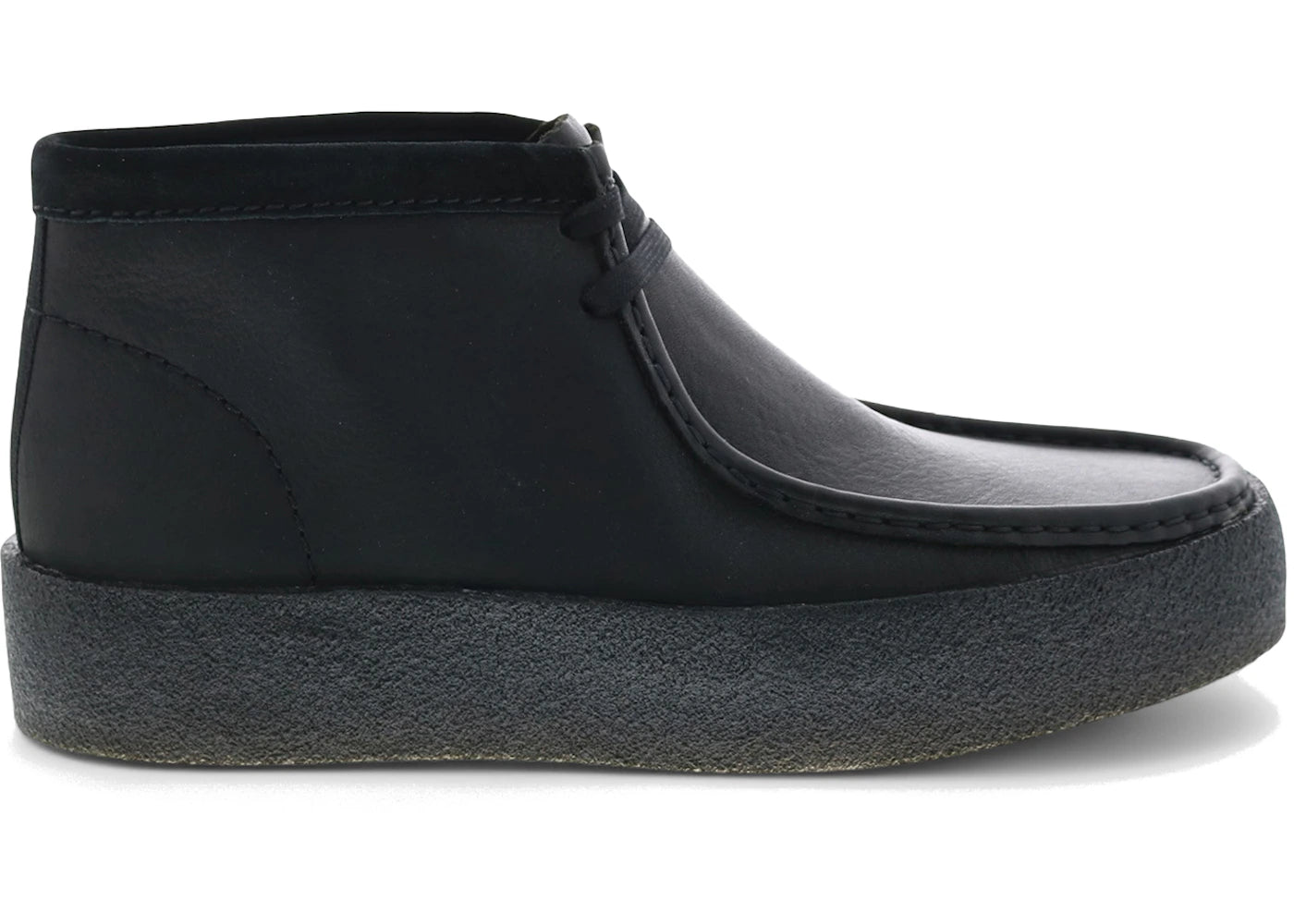 Clarks Originals Wallabee Cup Boot Black Leather