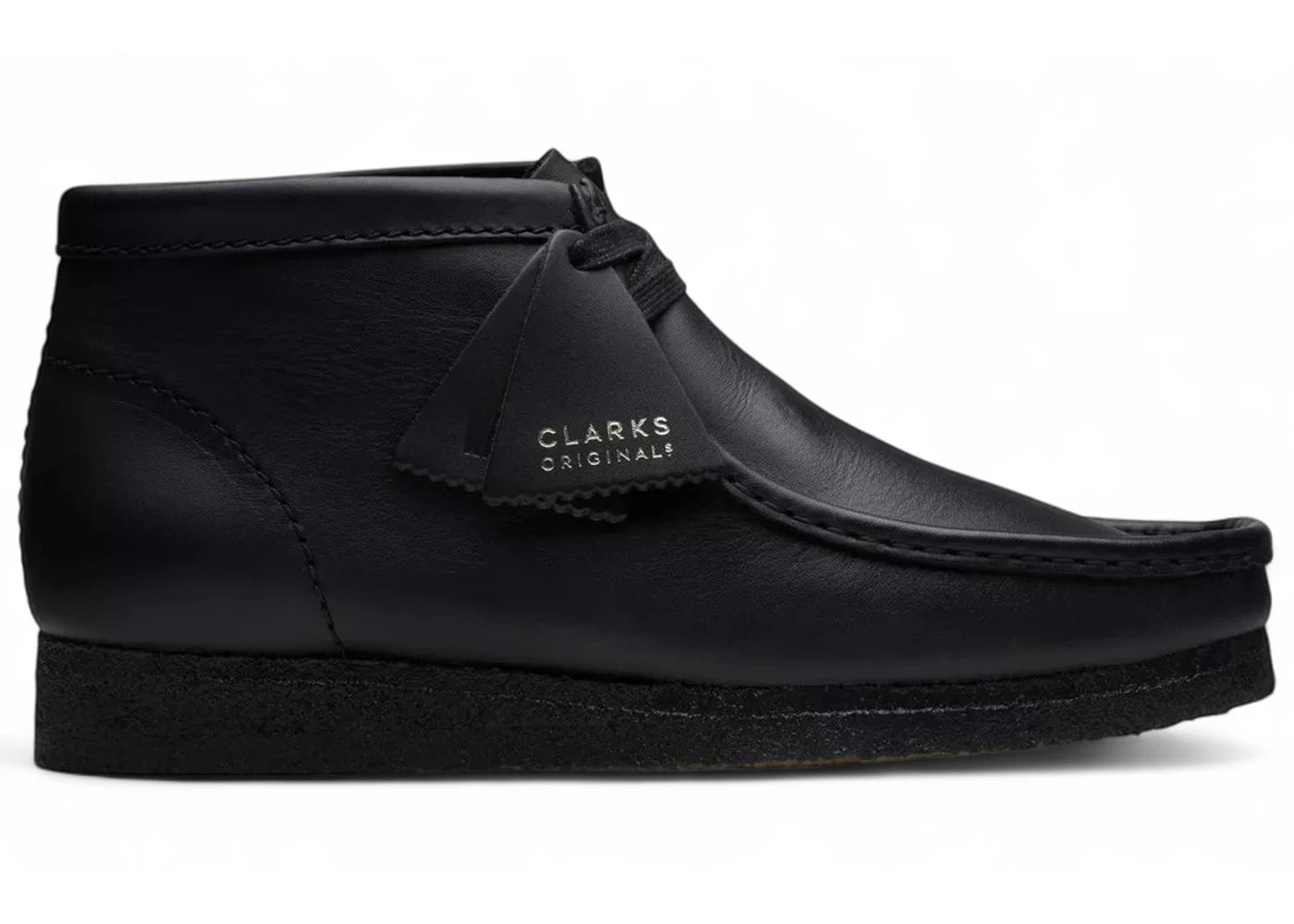 Clarks Wallabee Black Leather