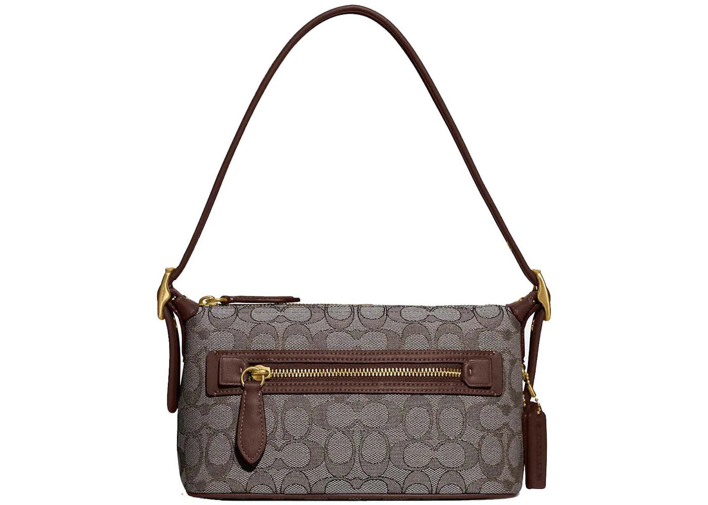 Coach Demi Bag In Signature Jacquard Brass/Oak Maple - main view