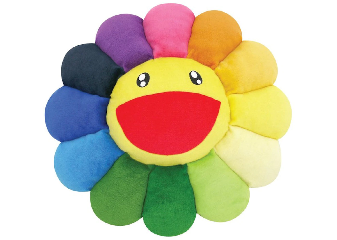 Peluche Fleur Takashi Murakami 1M-Arc-en-ciel/Jaune
