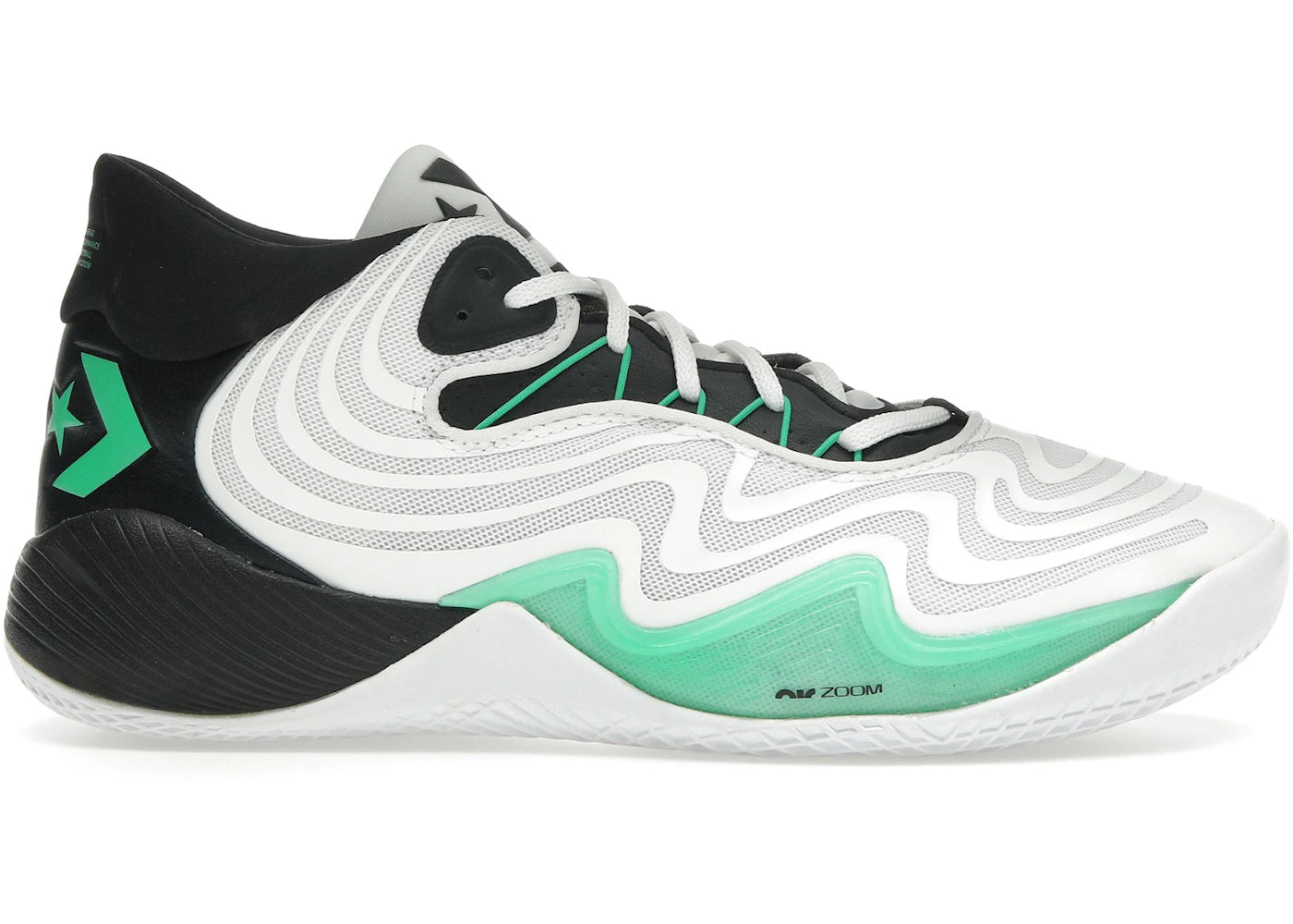 Converse All Star BB Shift-White Black Apex Green