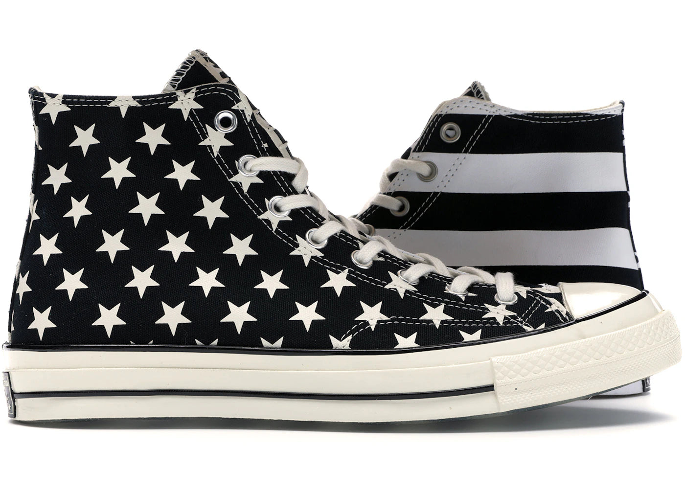 Converse Chuck Taylor All Star 70 Hi-Archive Restructured American Flag Black White