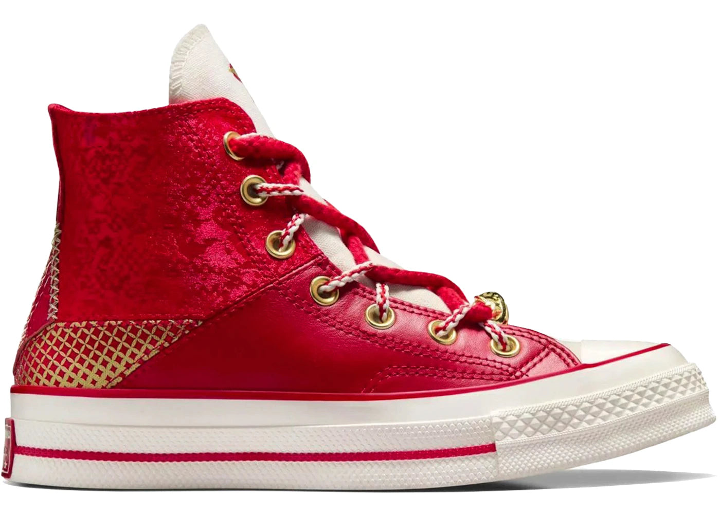 Converse Chuck 70 Hi-Lunar Nouvel An Émail Rouge Serpent