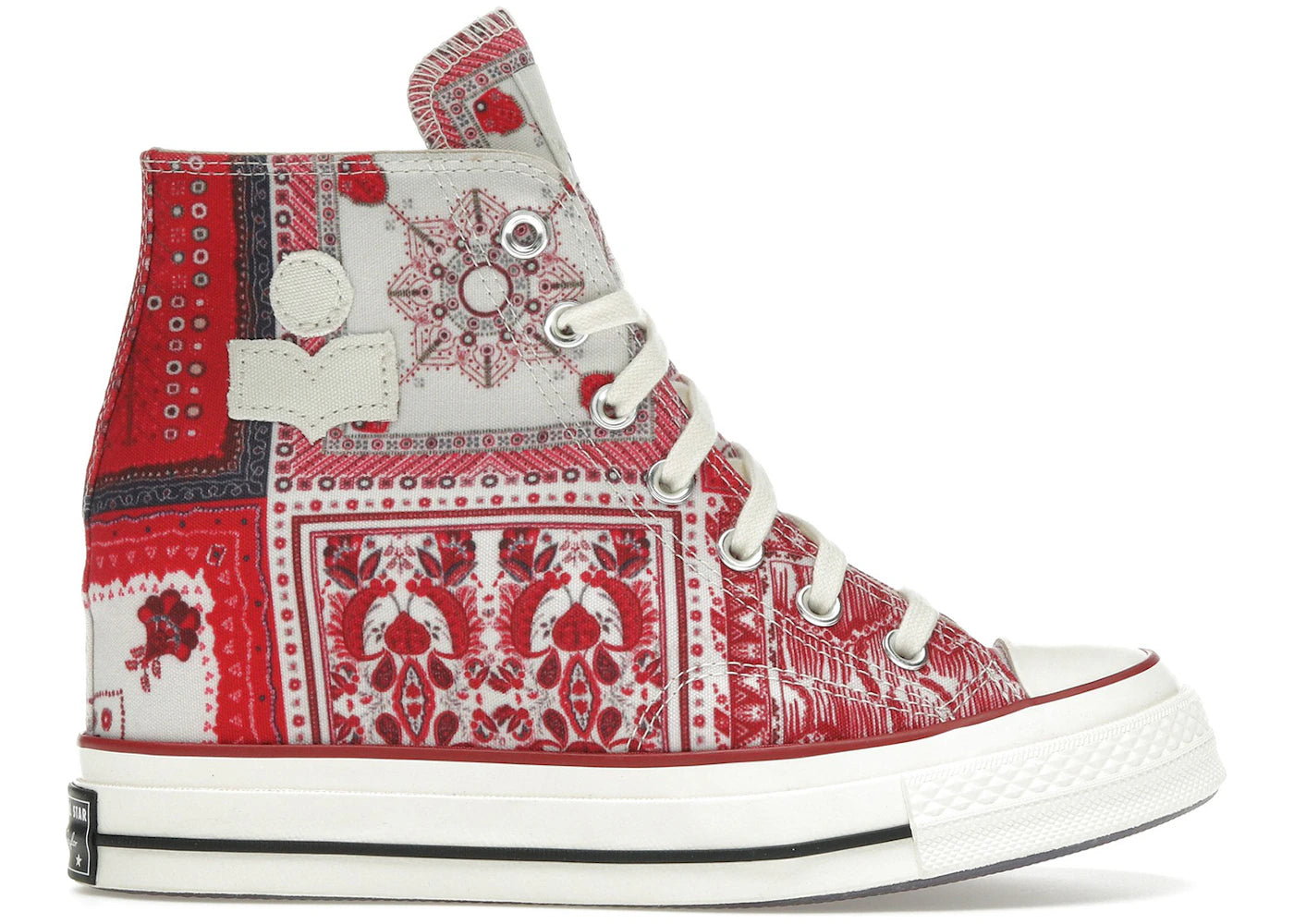 Converse Chuck 70 Internal Wedge Hi-Isabel Marant Vanilla Ice Red (Women's)