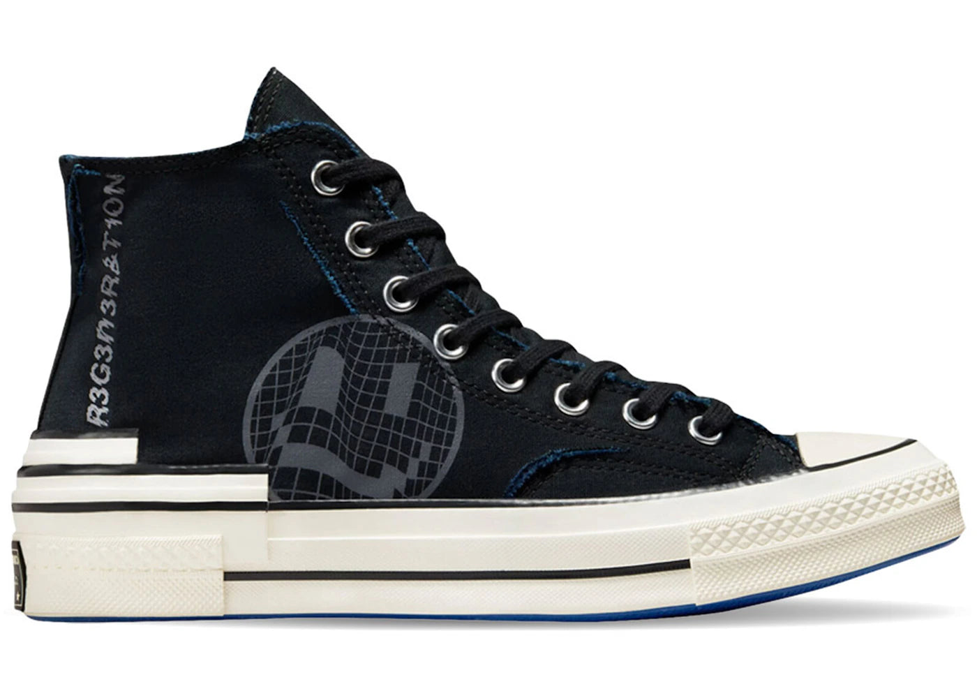 Converse Chuck Taylor All Star 70 Hi-Hacked Heel Tear Away Black Blue