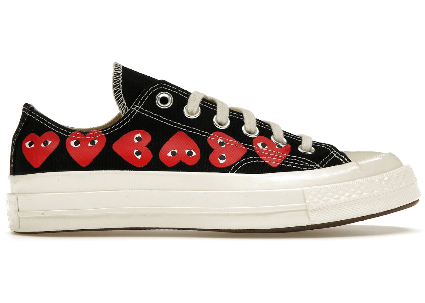 Converse Chuck Taylor All Star 70 Ox-Comme des Garcons PLAY Multi-Heart Black