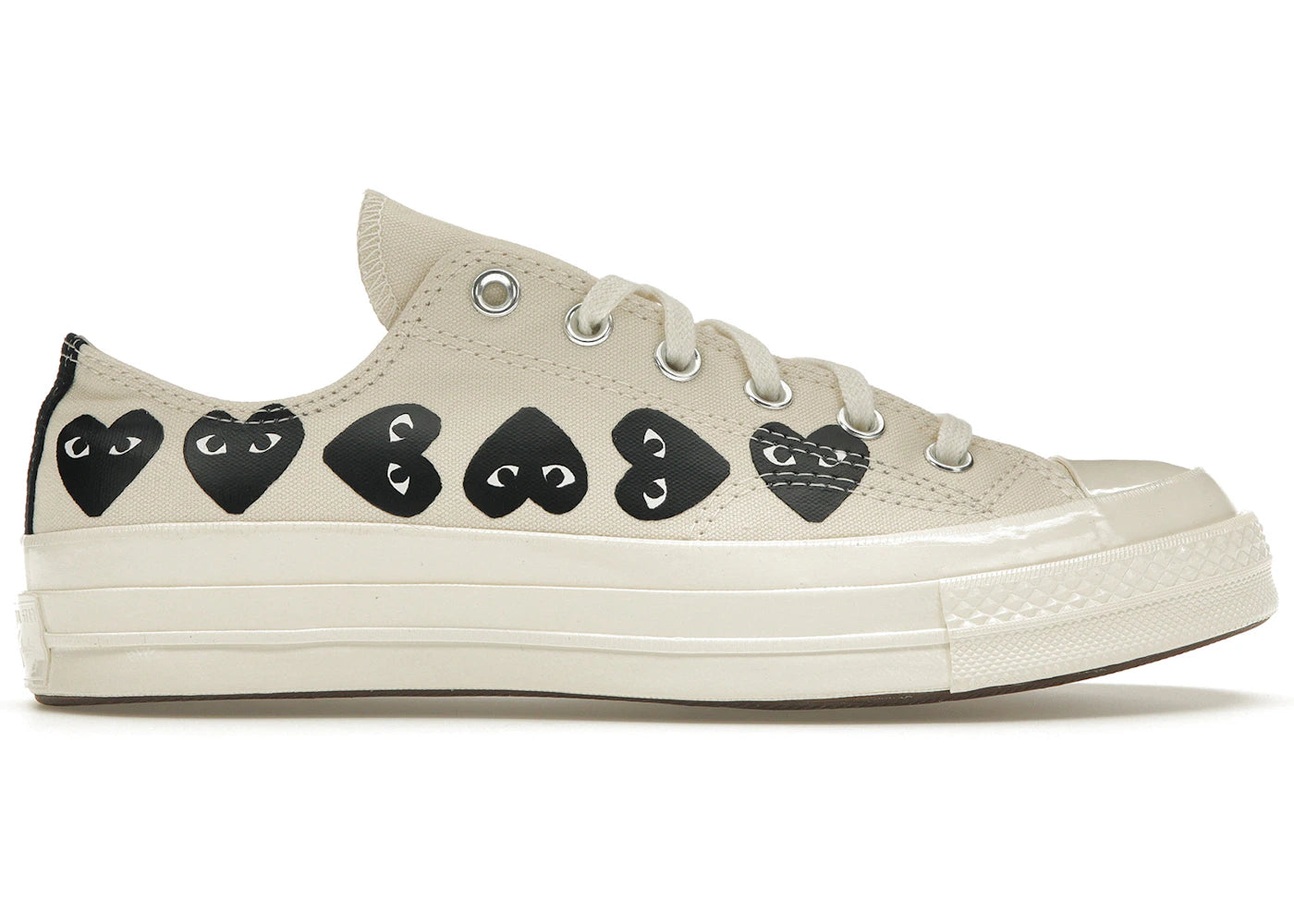 Converse Chuck Taylor All Star 70 Ox-Comme des Garcons PLAY Multi-Heart Milk