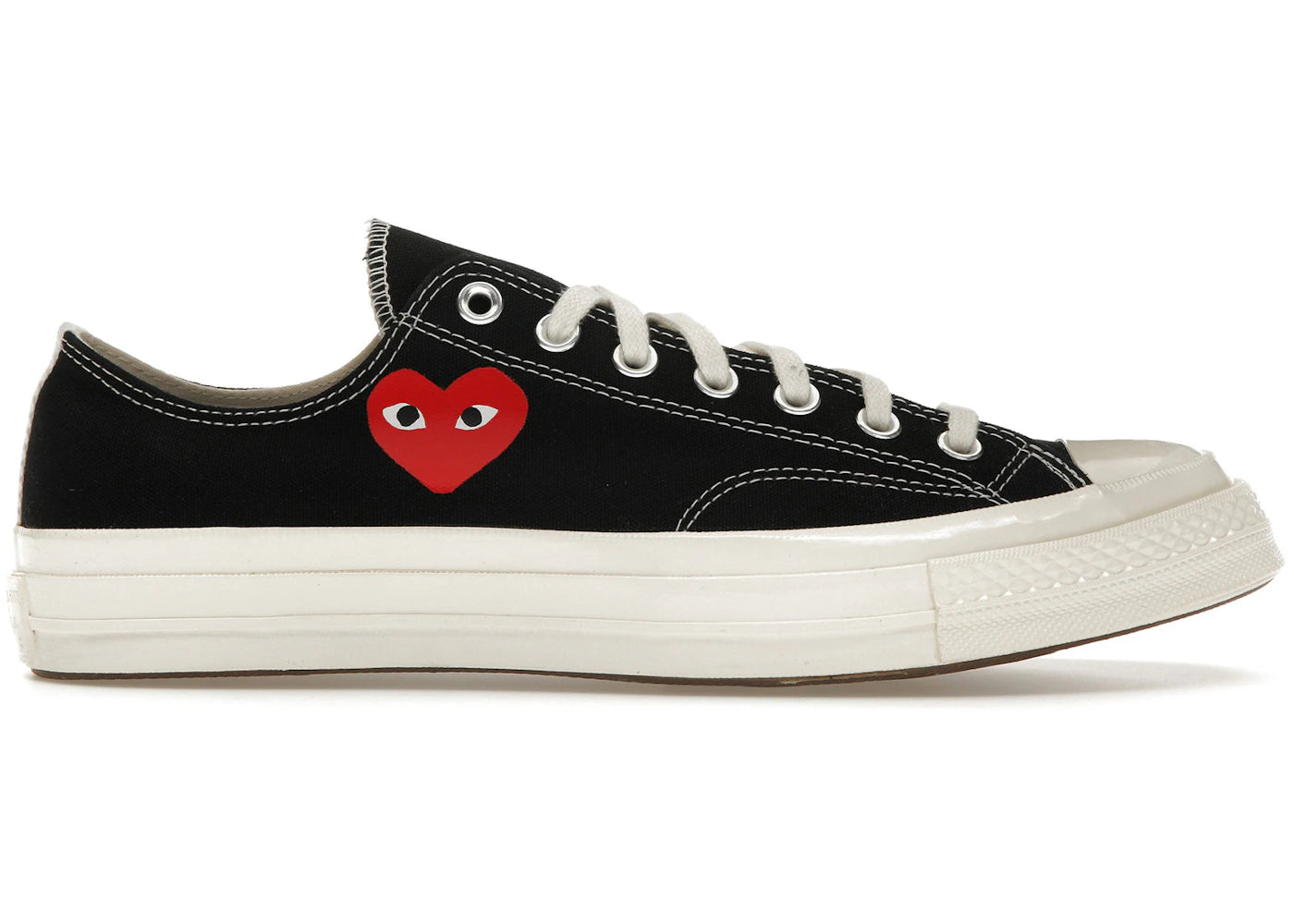 Converse Chuck Taylor All Star 70 Ox-Comme des Garcons PLAY Single Heart Black