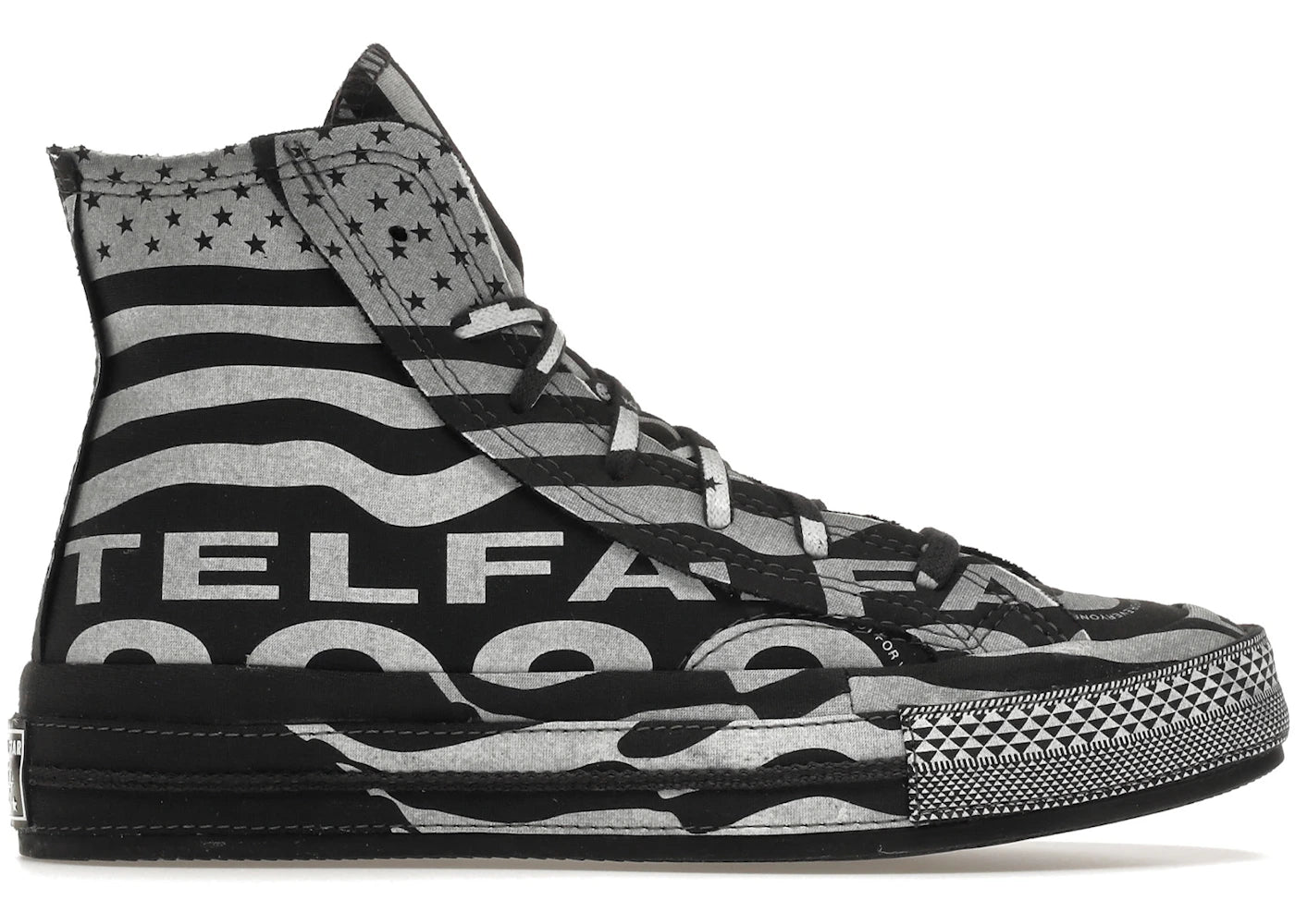 Converse Chuck Taylor All Star 70 Hi-Telfar Noir et Blanc