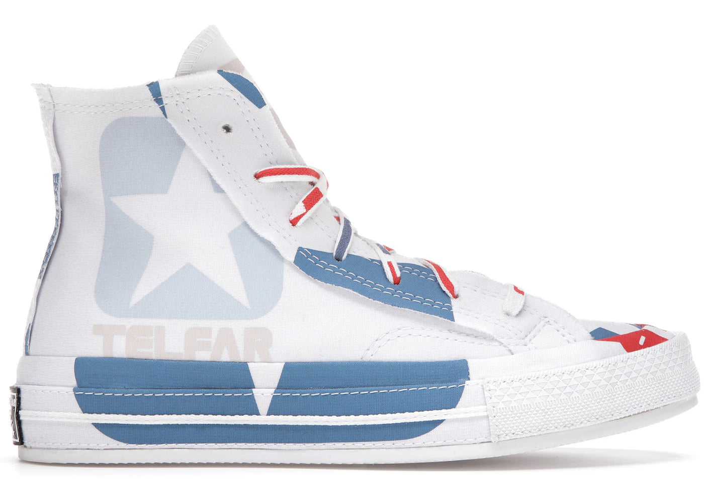 Converse Chuck Taylor All Star 70 Hi-Telfar Blanc Bleu