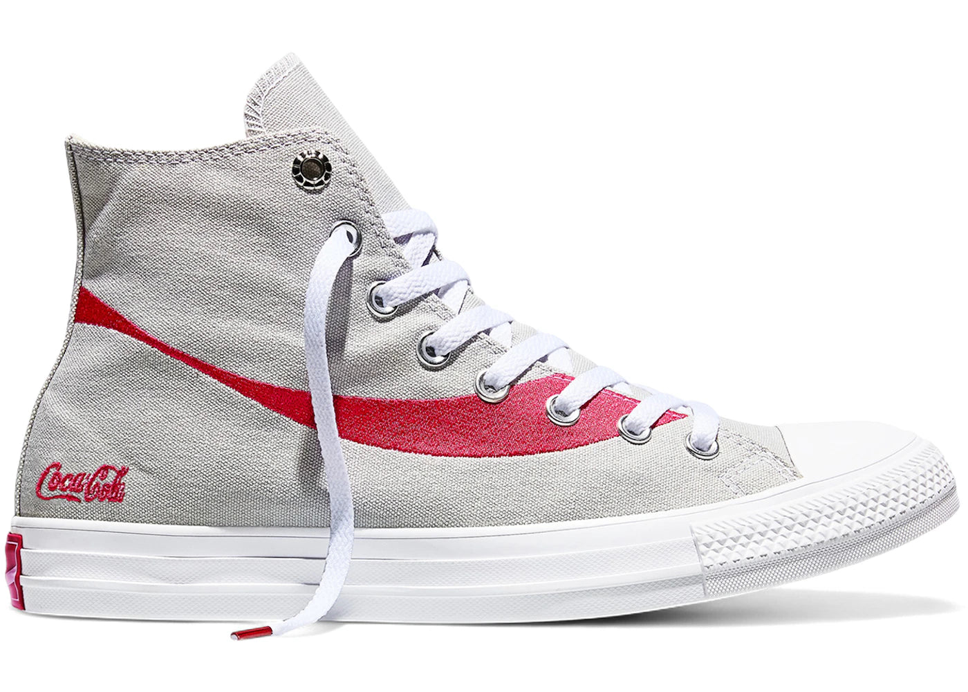 Converse Chuck Taylor All Star montantes Coca-Cola argentées