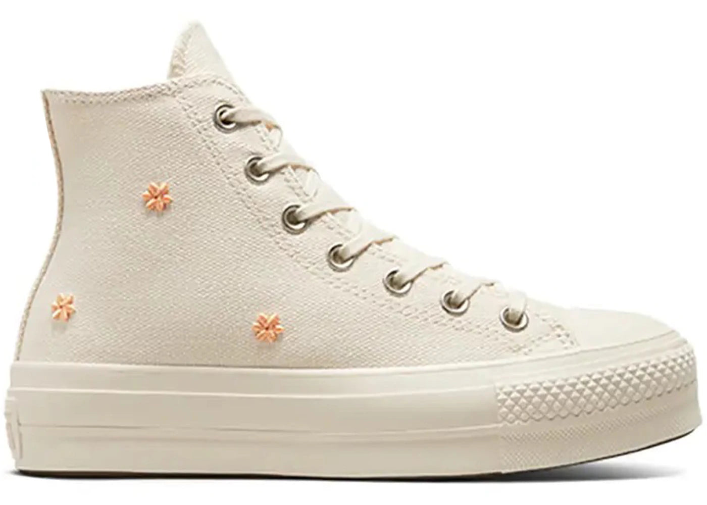Converse Chuck Taylor All Star Lift Platform Hi-Pearls Natural Ivory