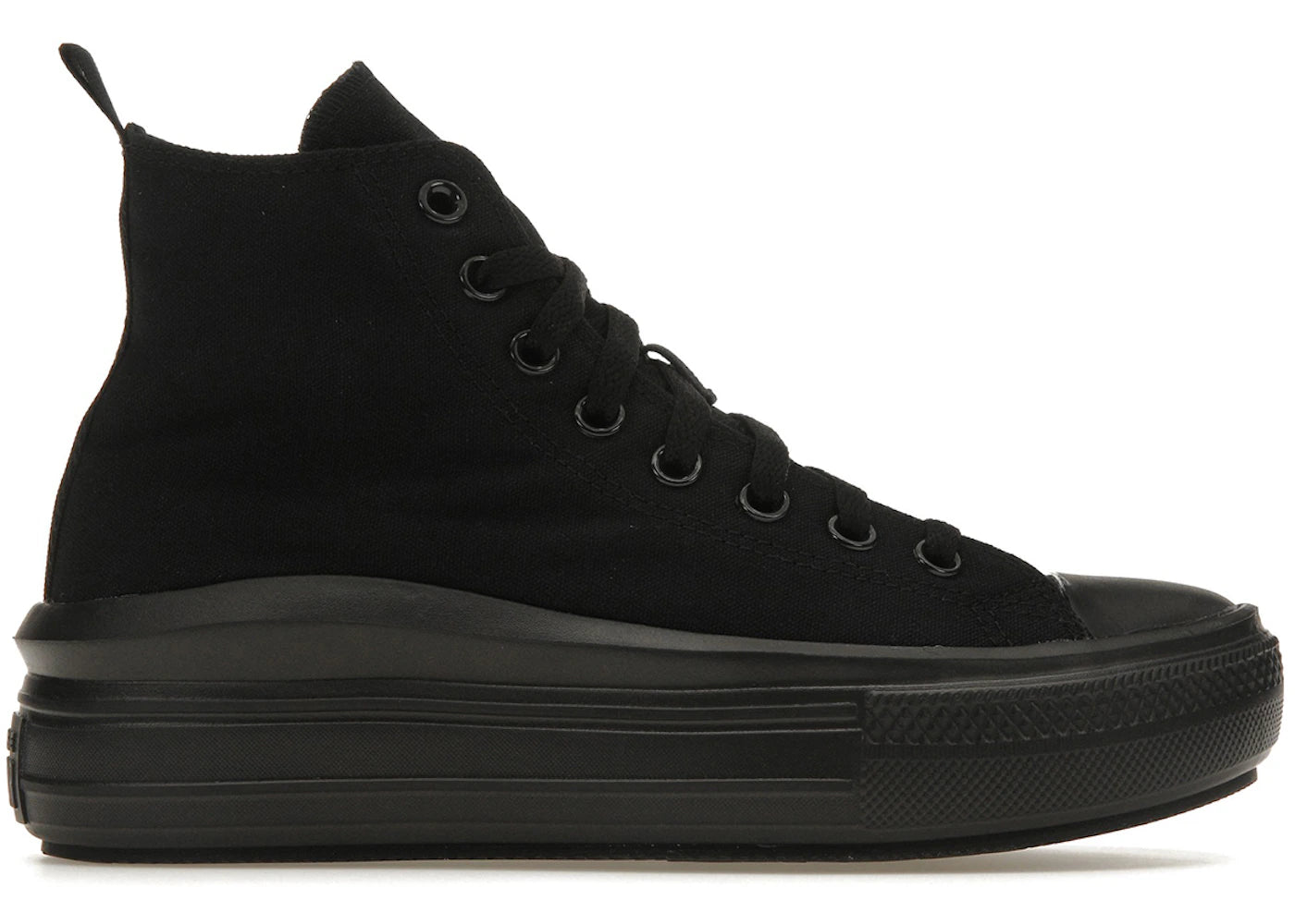 Converse Chuck Taylor All Star Move Platform - Noir Gris fumé foncé (GS)
